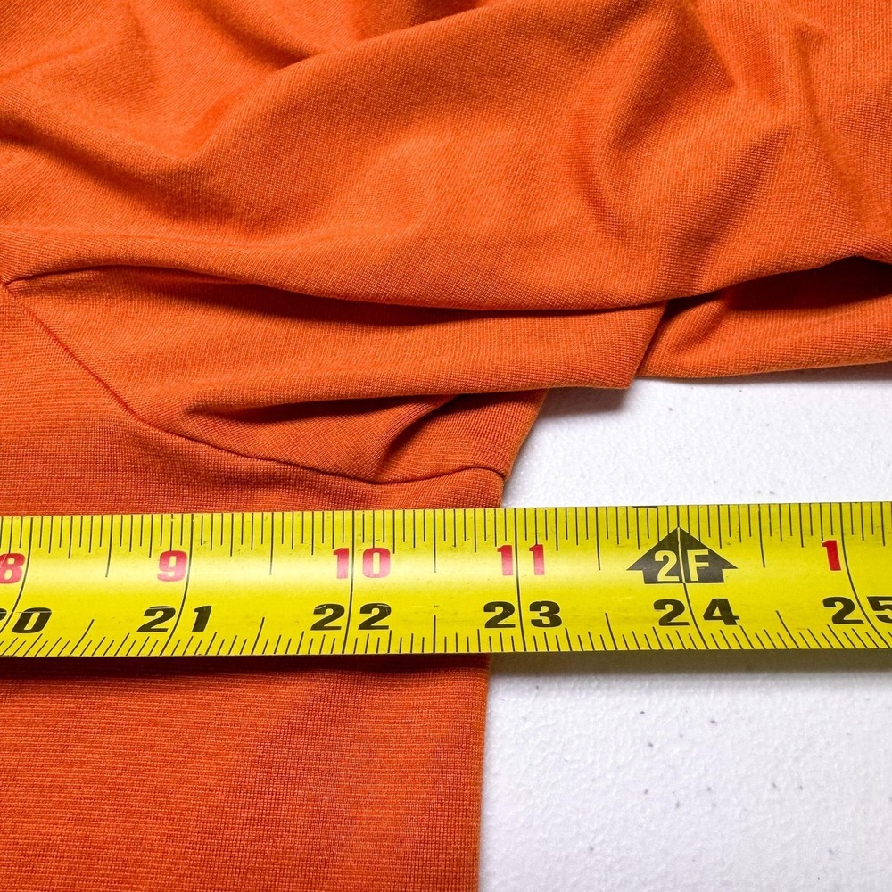 REI Co-op Pullover Mens Large‎ Tall Orange 1/4 Zip Lightweight Hiking Running - Picture 8 of 10